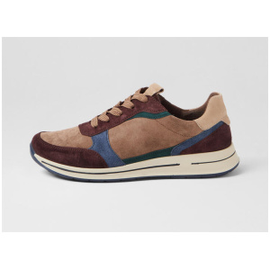 Osaka 25 Marone Multi Suede Sneakers