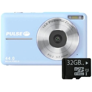 PULSE Digital Camera 44mp 16x Digital - Blue