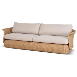 Palisade Outdoor 3 Seater Sofa - Natural Taupe by Interior Secrets - AfterPay Available