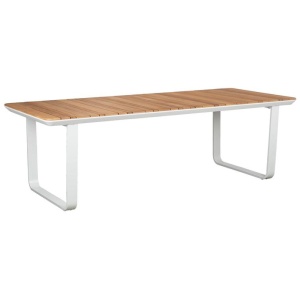 Pallara 240cm Teak Top & Aluminium Dining Table