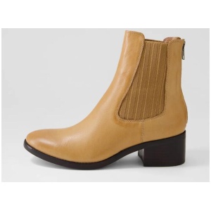 Paola Dj Tan Leather Elastic Tan