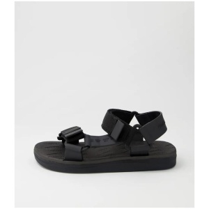 Papete + Rider Black Pvc Sandals