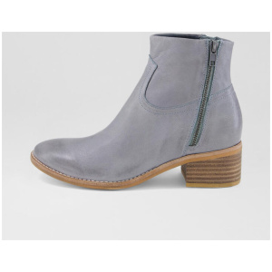 Parla Denim Leather Ankle Boots