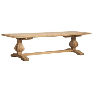 Paxton 300cm Reclaimed Teak Dining Table Natural