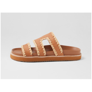 Perry Slide Tan Leather Slides