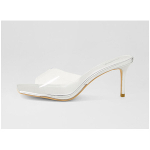 Preeyah Clear Silver Sandals