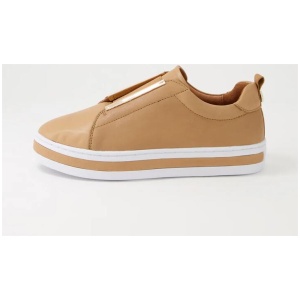Prime Camel Leather Sneakers