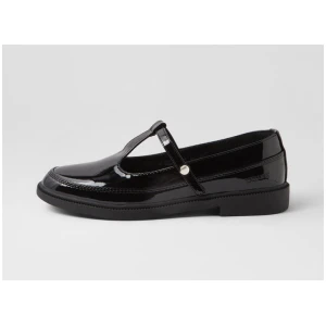 Priya Black Flat Shoes