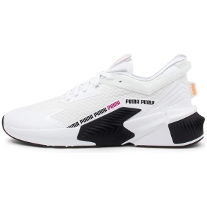 Provoke White Black Mesh Sneakers