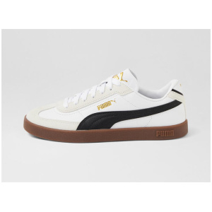 Puma Club 2 Era W White Black Vapor Gray Leather Sneakers