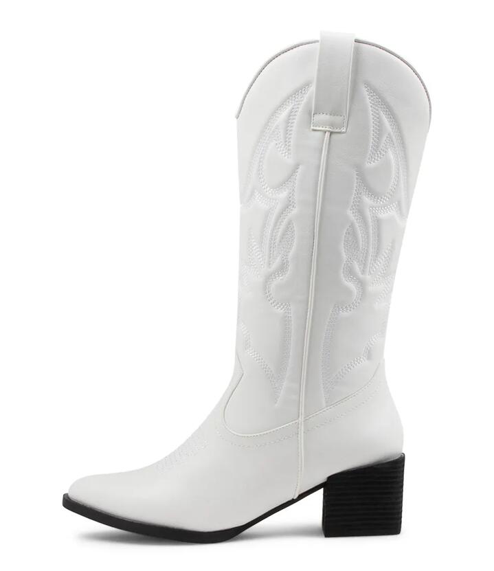 Ranger White Calf Boots