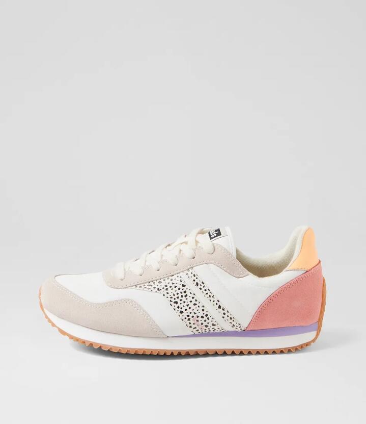 Rena White Multi Sneakers