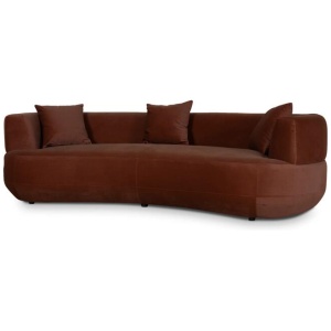 Roly 3 Seater Sofa - Red Bronze by Interior Secrets - AfterPay Available