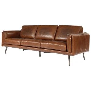 Ronan 3 Seater Leather Sofa