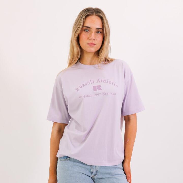 Russell Athletic Women's Tonal Heritage Oversized Gym Tee