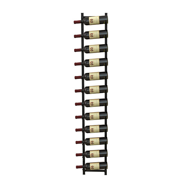 Rust Proof Metal Wall Mounted Wine Rack For 12 Bottles