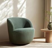 Sadie Swivel Armchair Green