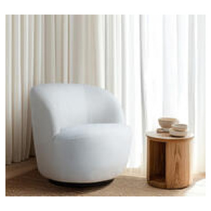 Sadie Swivel Armchair Neutral