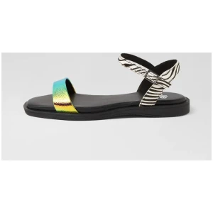 Sandal Sunset Zebra Leather Pony Sandals
