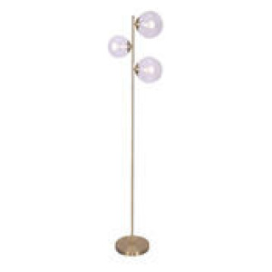 Sarantino 3 Orb Floor Lamp Yellow