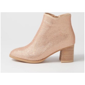 Senor Rose Gold Jewels Ankle Boots