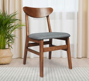 Set Of 2 Claudelle Dining Chairs Brown