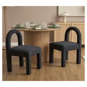 Set Of 2 Damsel Indigo Dining Chairs Blue 1 Seater