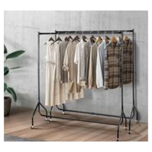 Set Of 2 Shira 6Ft Coat Stand Black