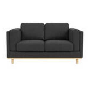 Seville 2 Seater Sofa Black