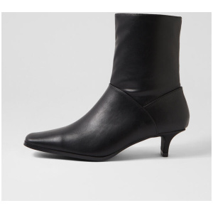 Shade Black Patent Pu Ankle Boots