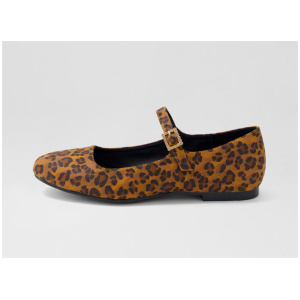 Shali Leopard Microsuede Flat Shoes