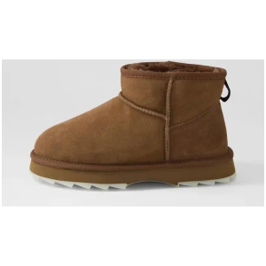 Sharky Micro Oak Sheepskin Ankle Boots