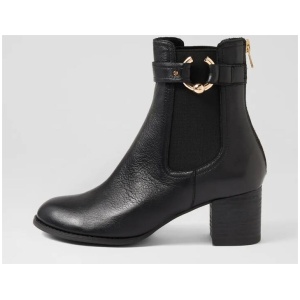 Sholto Dj Black Black Heel Leather Black Black Heel