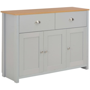 Sideboard Grey 112x35x81 cm