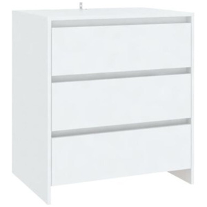 Sideboard White 70 X 41 X 75 Cm Chipboard