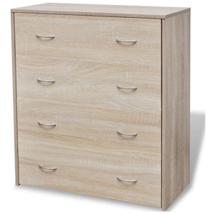 Sideboard With 4 Drawers Oak Colour