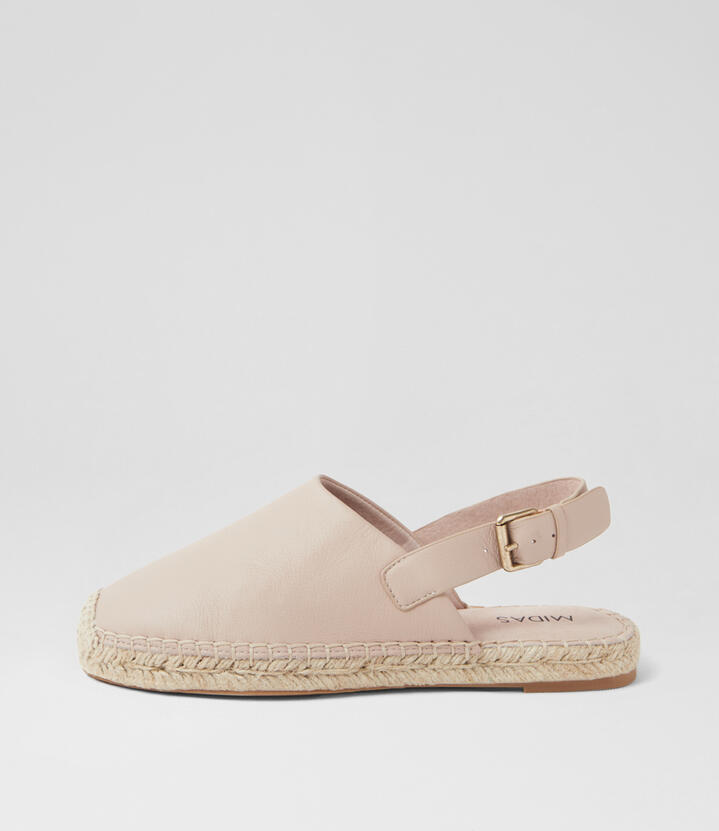 Sikka Stone Leather Flat Shoes