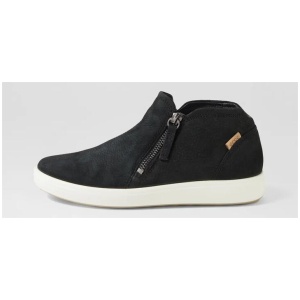 Soft 7 Black Nubuck Ankle Boots