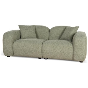 Soma 2 Seater Sofa - Coral Light Green by Interior Secrets - AfterPay Available