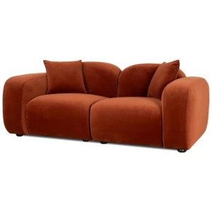 Soma 2 Seater Sofa - Umber Orange by Interior Secrets - AfterPay Available