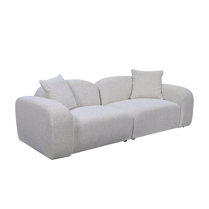 Soma 3 Seater Sofa - Almond Beige by Interior Secrets - AfterPay Available
