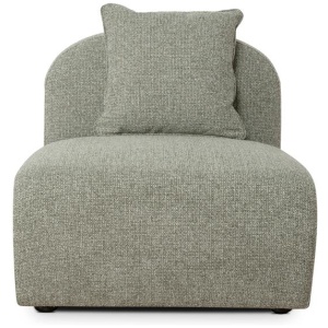 Soma Additional Armless for 4 Seater Sofa - Coral Light Green by Interior Secrets - AfterPay Available