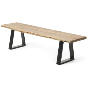 Sono Solid Wattle Timber Bench Seat - Natural by Interior Secrets - AfterPay Available