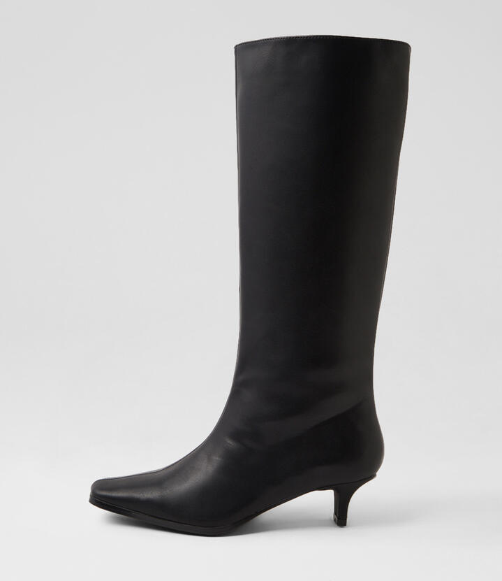 Spicy Black Knee High Boots