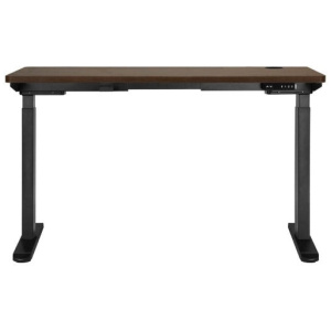 Standing Desk Dual Motor Adjustable Motorised White & Oak 150cm