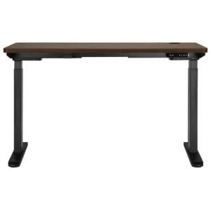 Standing Desk Dual Motor Adjustable Motorised White & Oak 150cm