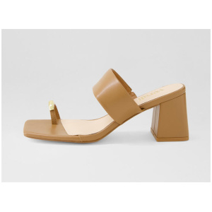 Stassie Dark Camel Sandals