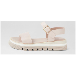 Stevio Almond Leather Sandals
