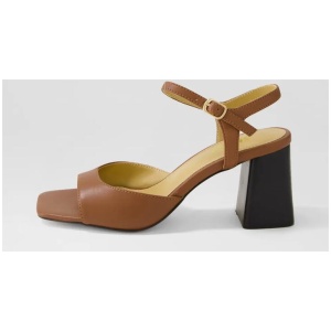 Stomp Cinnamon Leather Sandals