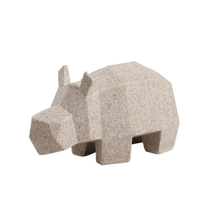 Stone Hippo Sculpture by Interior Secrets - AfterPay Available